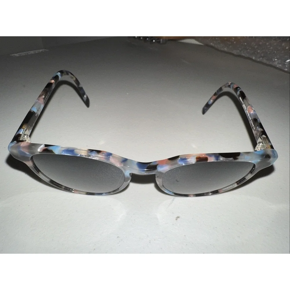Warby Parker Wright N 855 Narrow Round Multicolor Eyeglass FRAMES ONLY 49 18 140